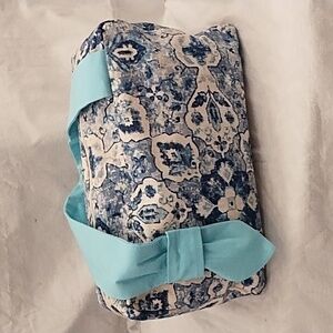 Blue and White Patterned Women's Bag